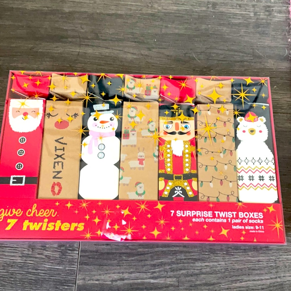 7 stocking stuffer twisters holiday socks